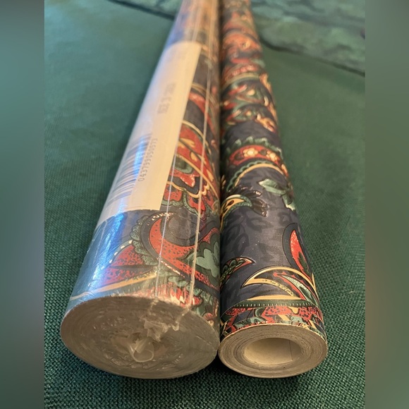 Vinyl lightcoated wallpaper, prepasted, washable, strippable. Double roll + 1/2. - Picture 2 of 5